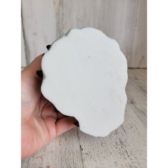 Ceramic village pine tree snow home decor figure set Xmas - Picture 9 of 10